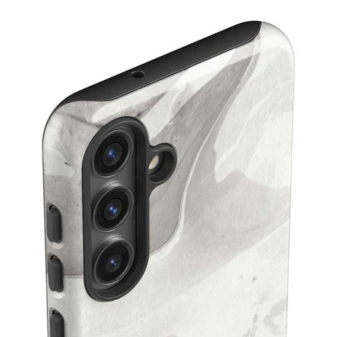 Marbleized Grey Galaxy S25 Impact Case